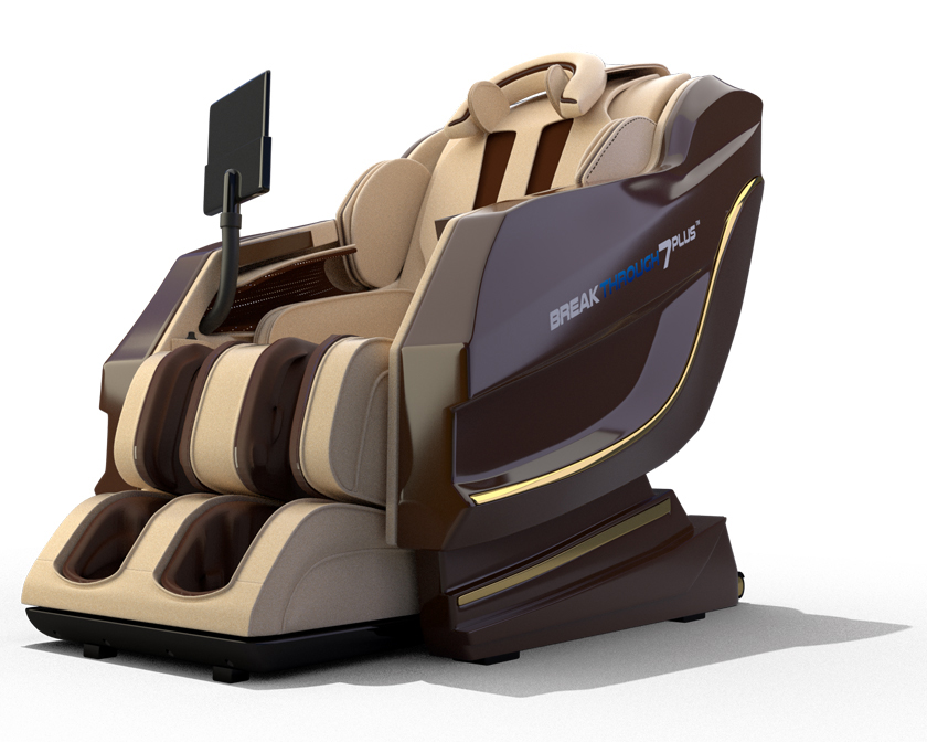 medical breakthrough 7plus massage chair brown - 1